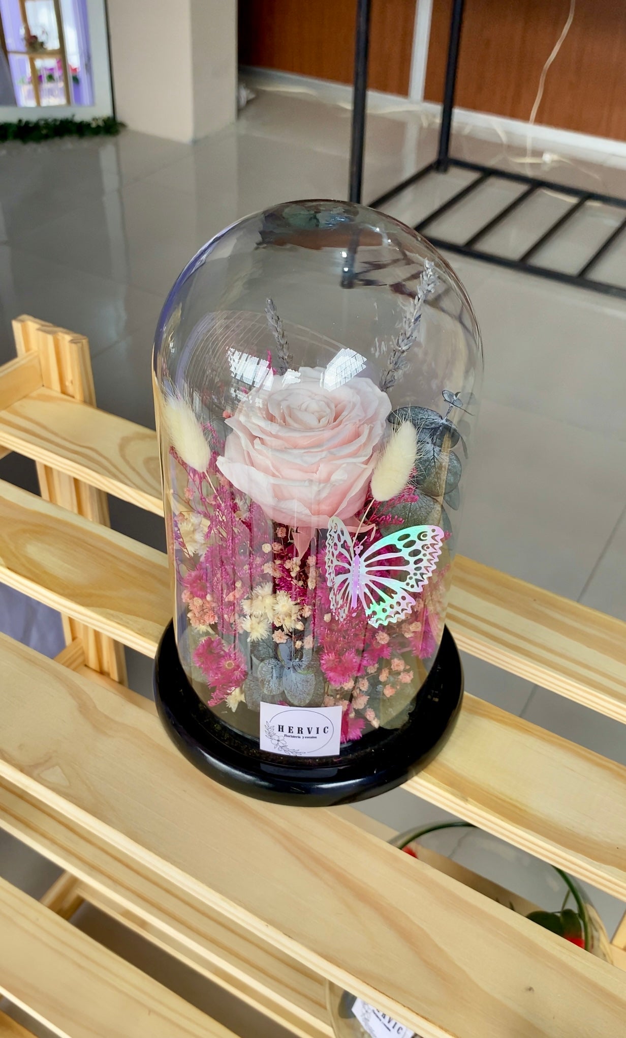 Floral cloche