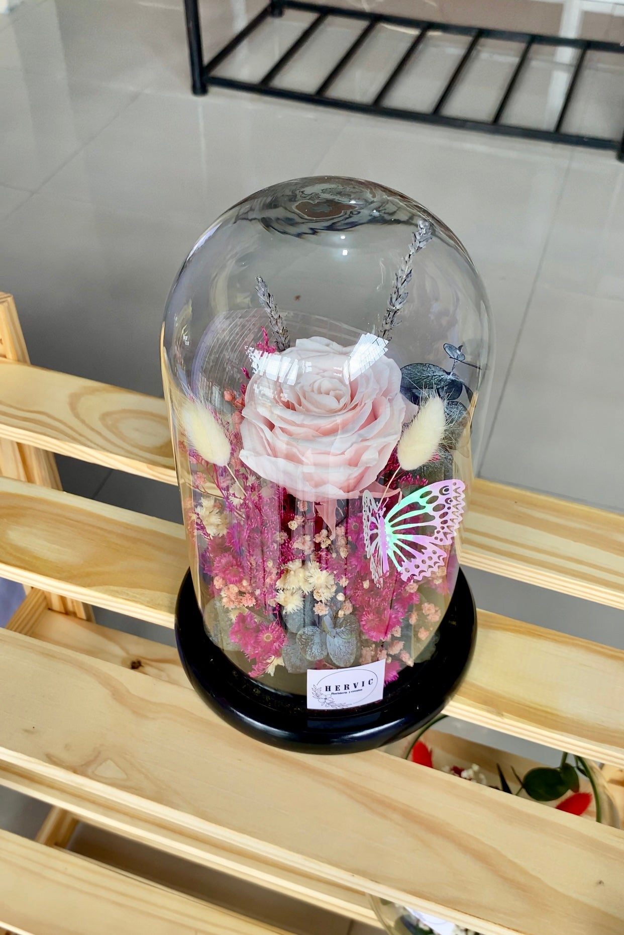 Floral cloche
