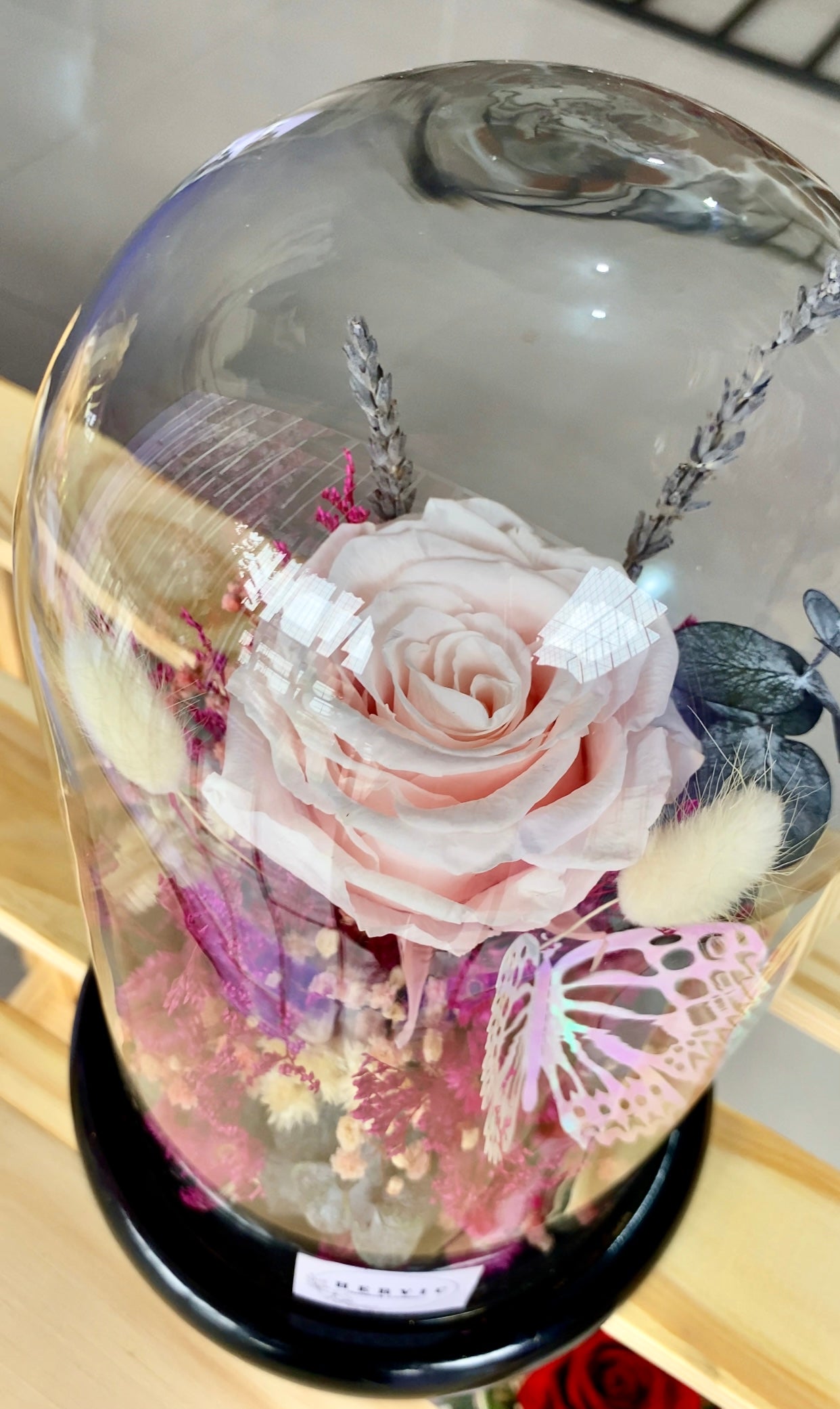 Floral cloche