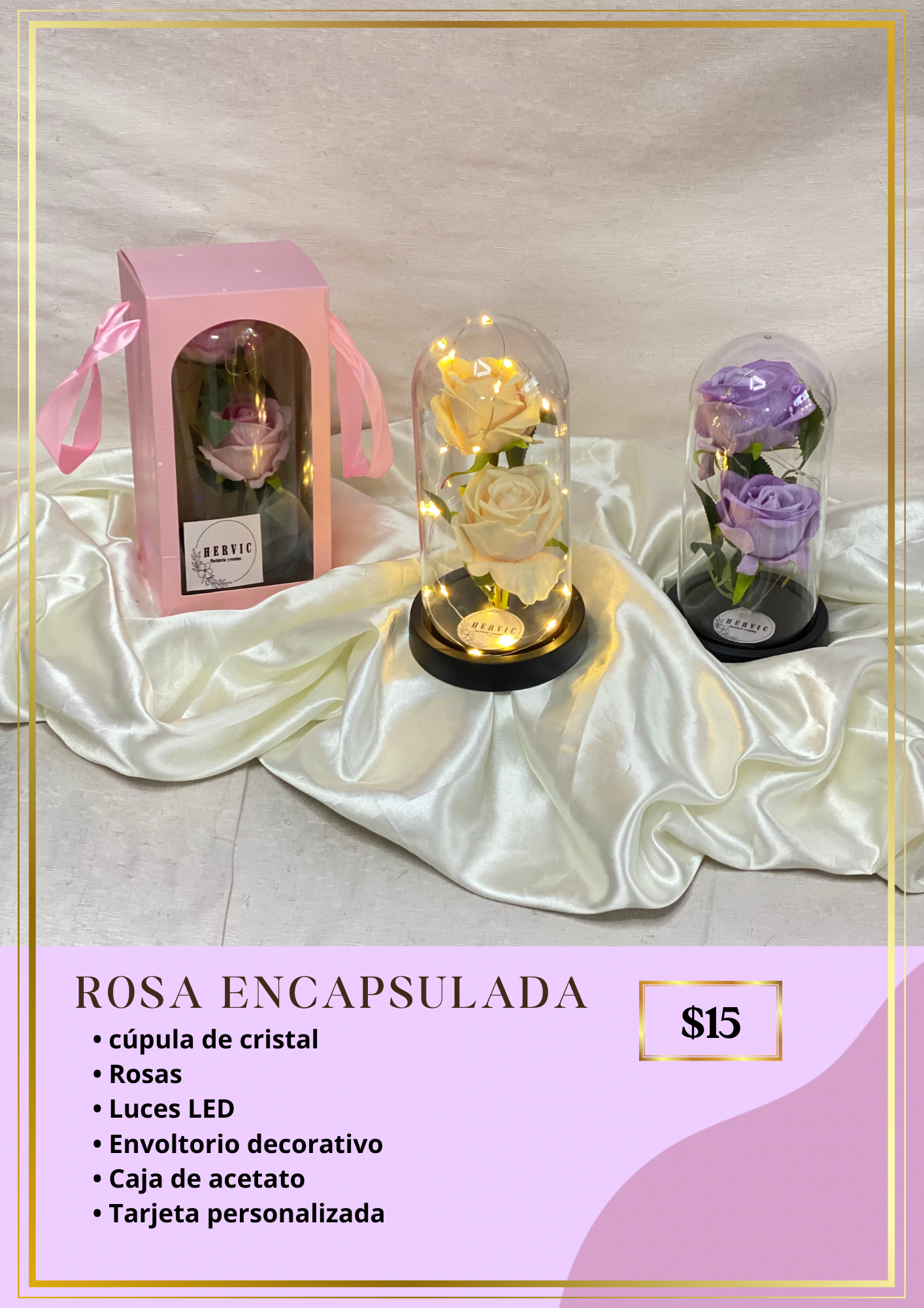 ROSA ENCAPSULADA